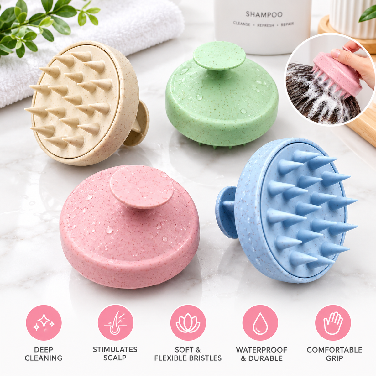 Silicone  Scalp Massage