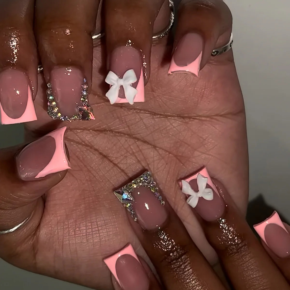Short Press-On Nails, 24 Pieces