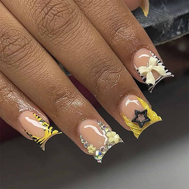 Short Press-On Nails, 24 Pieces