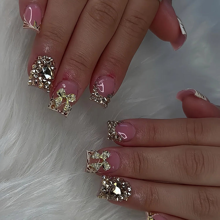 Short Press-On Nails, 24 Pieces