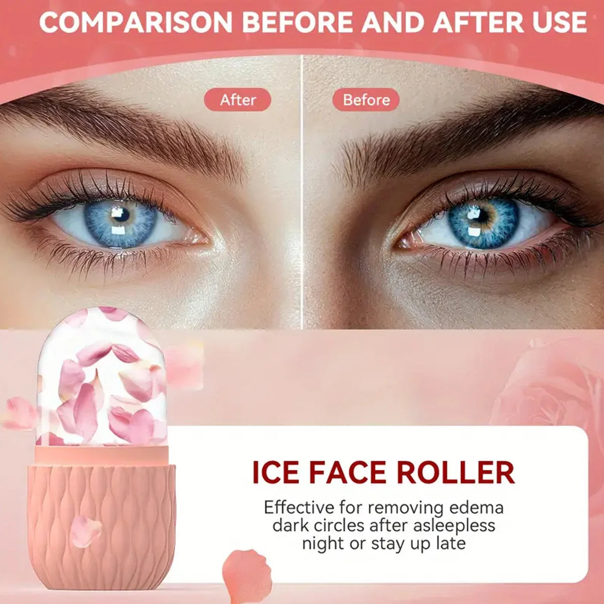 Reusable Silicone Ice Mold for Face