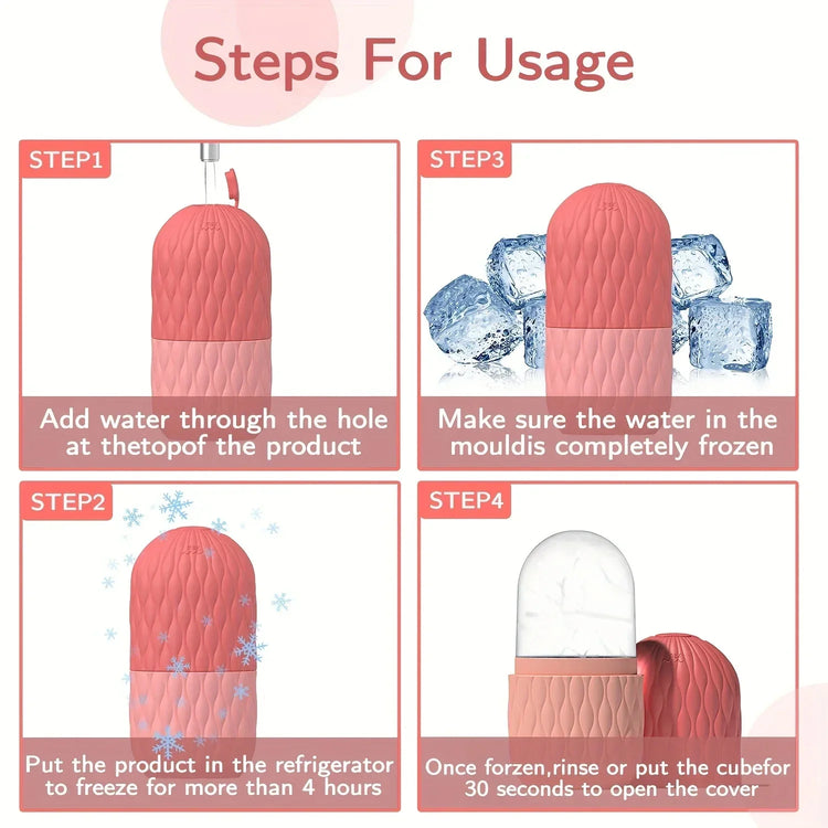 Reusable Silicone Ice Mold for Face
