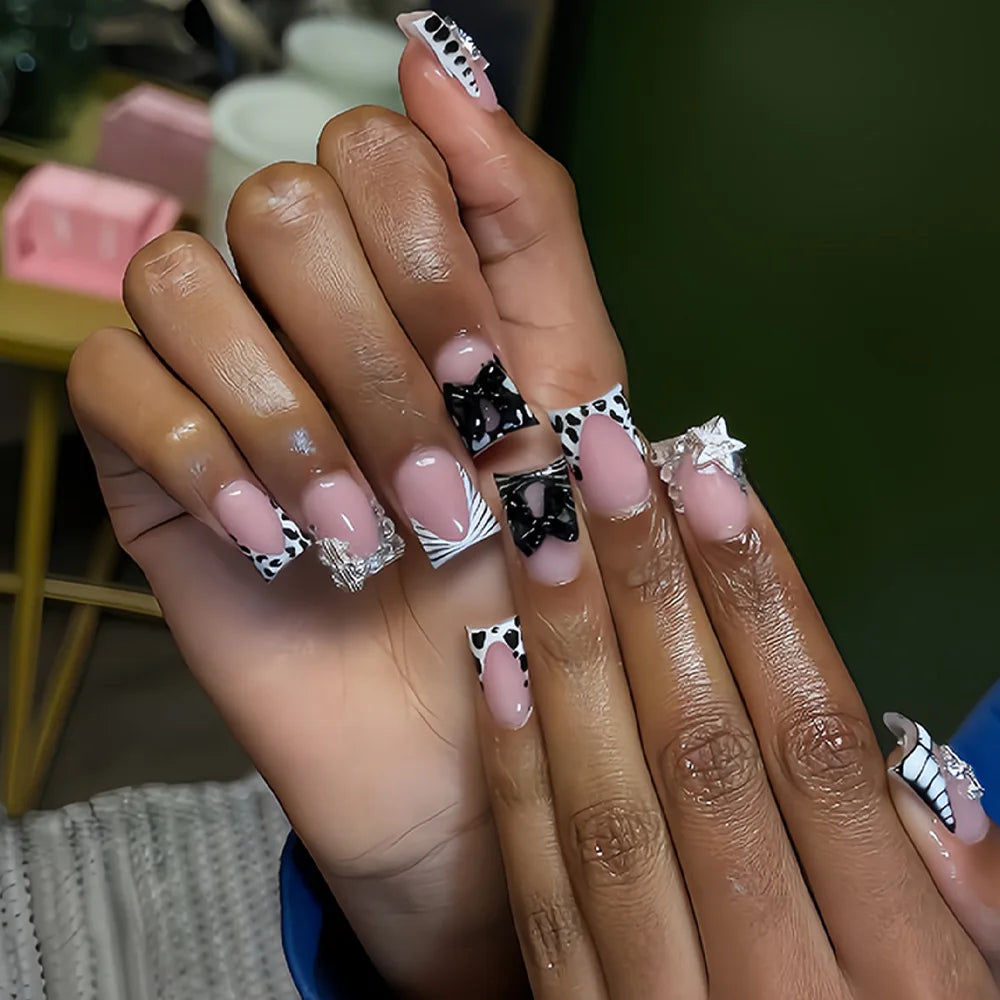 Short Press-On Nails, 24 Pieces