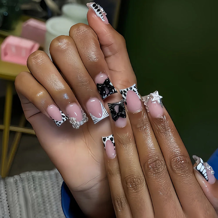 Short Press-On Nails, 24 Pieces