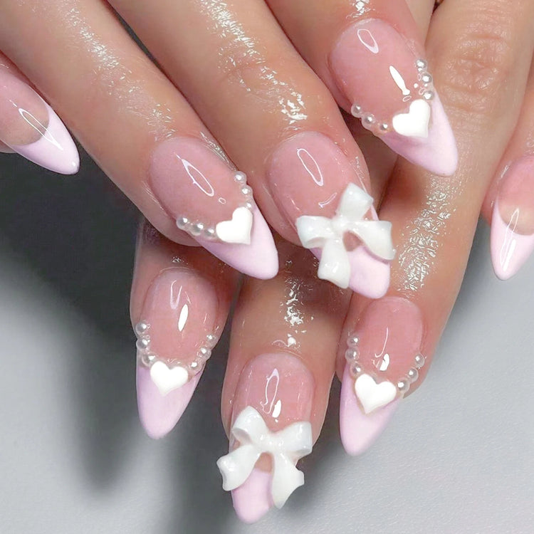 Short Press-On Nails, 24 Pieces