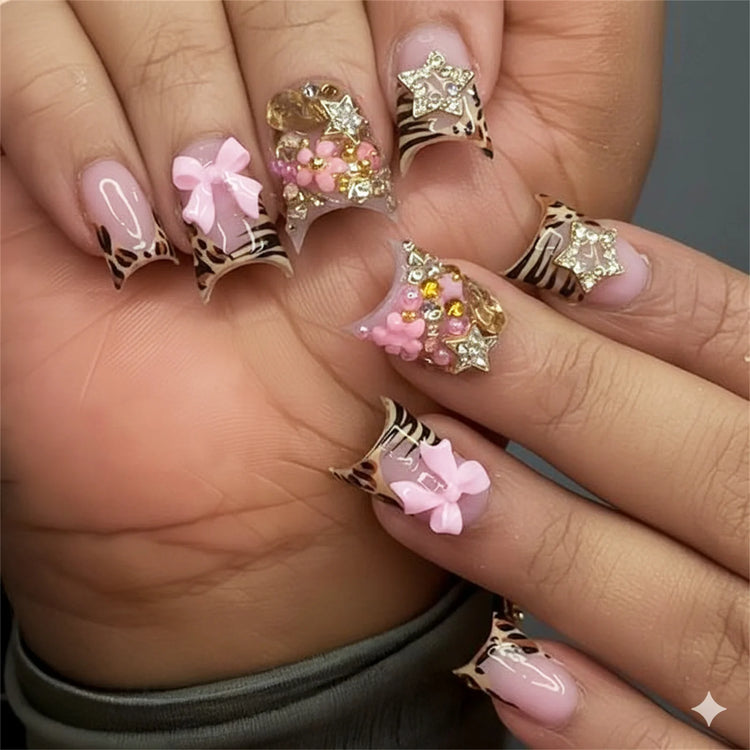 Short Press-On Nails, 24 Pieces