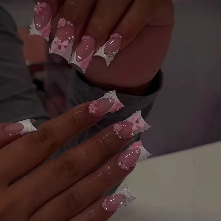 Short Press-On Nails, 24 Pieces