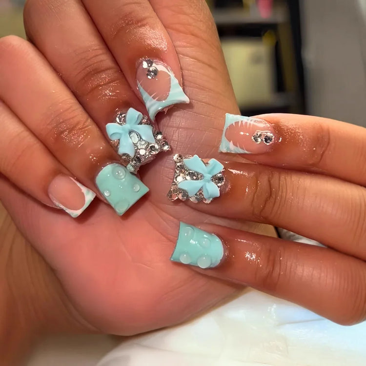 Short Press-On Nails, 24 Pieces