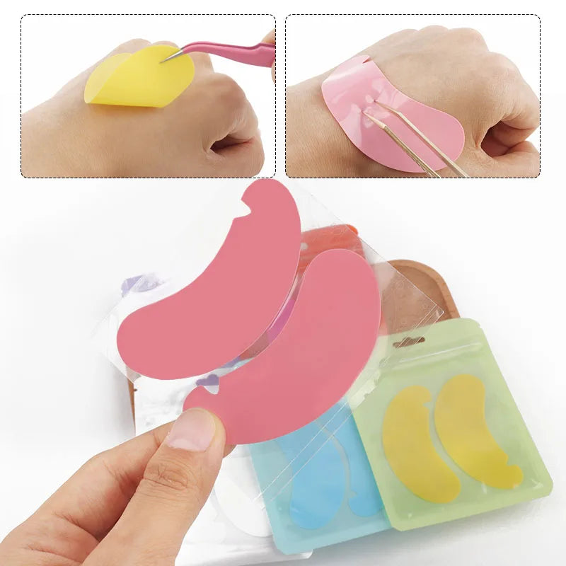 Reusable Silicone Eyelash Pad Lash Extension Patches