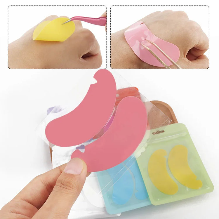 Reusable Silicone Eyelash Pad Lash Extension Patches
