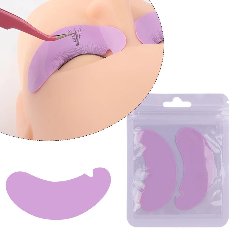 Reusable Silicone Eyelash Pad Lash Extension Patches