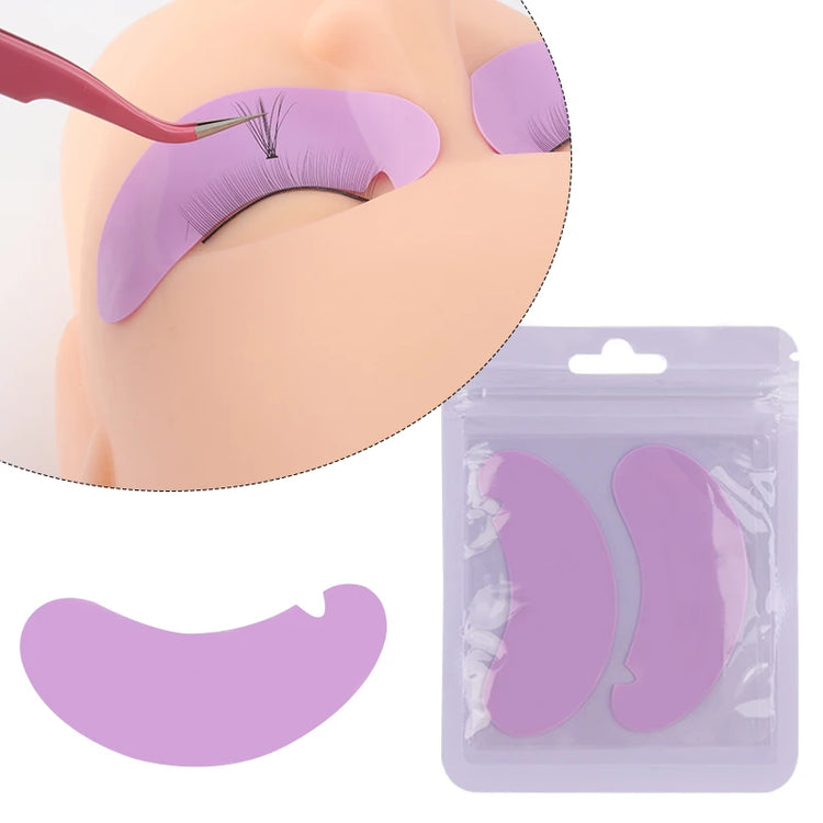 Reusable Silicone Eyelash Pad Lash Extension Patches