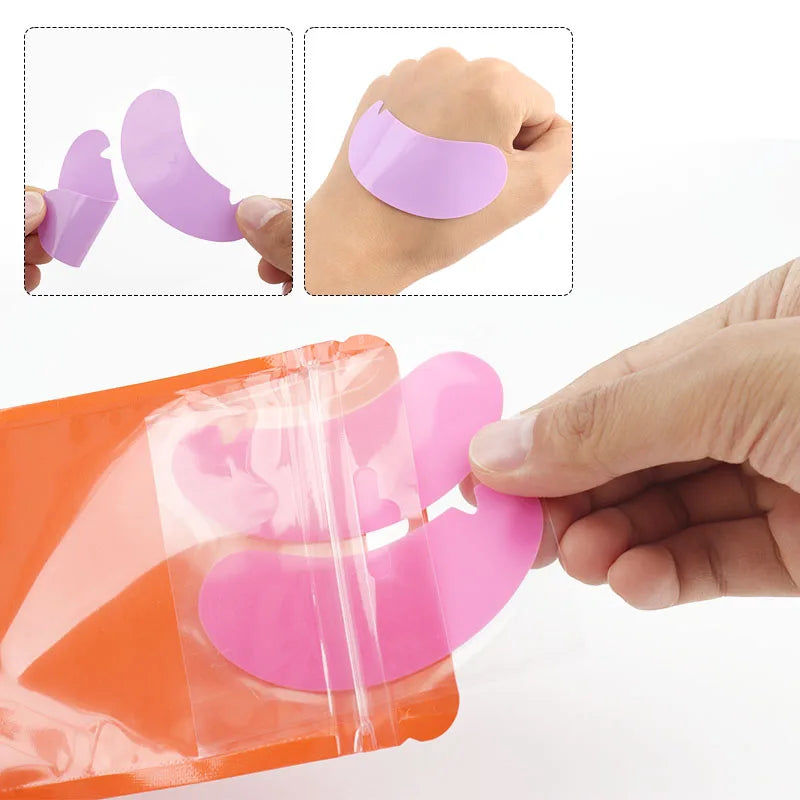 Reusable Silicone Eyelash Pad Lash Extension Patches